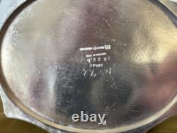 BARKER BROTHERS England Silver Plate Tea & Coffee Pot, Creamer, Sugar Bowl 1900s