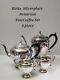 Birks Regency Plate Primrose Tea Set Withcoffe, Teapot, Sugar & Creamer Excellent