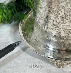 Baker Ellis Champagne Holder Ice Bucket / Tea Biscuit Jar Silver Plated England