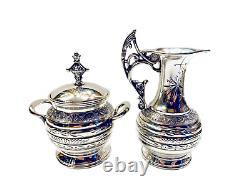 Barbour Bros Aesthetic Movement Turkish Revival Silverplate Tea or Demitasse Set