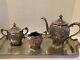 Barbour Bros Co. Silver Plate Victorian Repousse Coffee/tea Service Set-stunning