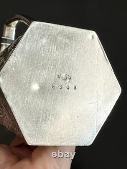 Barbour Repousse' Silverplate Tea / Coffee Server In PRISTINE Condition-1890's