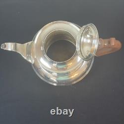 Barker Ellis 4 Piece Tea Set Creamer Sugar Silverplate Made in England Vintage