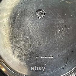 Barker Ellis 4 Piece Tea Set Creamer Sugar Silverplate Made in England Vintage