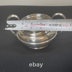 Barker Ellis 4 Piece Tea Set Creamer Sugar Silverplate Made in England Vintage