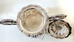 Barker Ellis Co. Vintage Silver Plate 5-Pc Hand-Chased 1931 Coffee & Tea Set