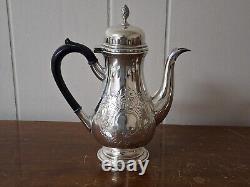 Barker Ellis Silver Plate 3 Piece Tea/Coffee Set Pot Creamer