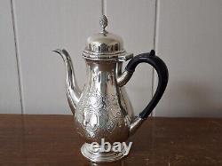 Barker Ellis Silver Plate 3 Piece Tea/Coffee Set Pot Creamer