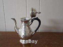 Barker Ellis Silver Plate 3 Piece Tea/Coffee Set Pot Creamer