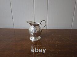 Barker Ellis Silver Plate 3 Piece Tea/Coffee Set Pot Creamer