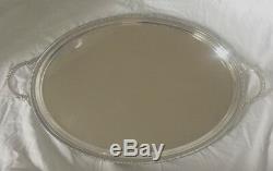 Barker Ellis Silver Plate Large Tea / Serving Tray- 22