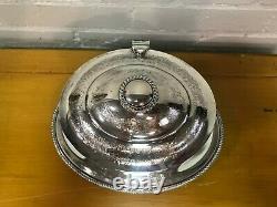 Barker Ellis Silver-plate Oval Tea CaddyTobacco Bin