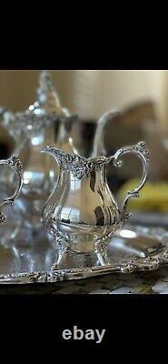 Baroque By Wallace Silver Tea/Coffee Set $800(Pristine 6 Piece Set)