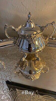 Baroque Tea & Coffee Set by Wallace 6 piece Vintage Set