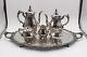 Baroque Wallace 6 Pc. Silver Plated Tea/coffee Set 281, 282, 283, 284, 285, 294f