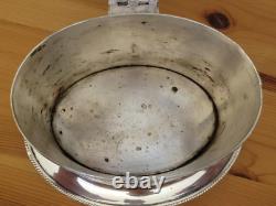 Beautiful Antique Victorian Silver Plate Covered Biscuit Box or Tea Caddy