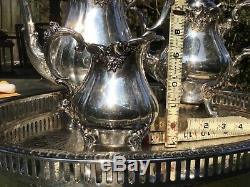 Beautiful Baroque by Wallace Silver Plated Four Piece Tea/coffee Set