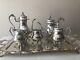 Beautiful, Vintage Silver On Copper Coffee And Tea 6 Pc Set