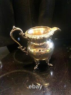 Birmingham Silver Co Silverplate 7pc Tea/Coffee Set Tilting Heated Teapot & Tray