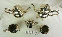 Birmingham Silver Co. Silverplate Coffee Tea Server Set