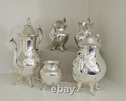 Birmingham Silver Co. Silverplate Coffee Tea Service Set 5 Piece Set