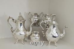 Birmingham Silver Co. Silverplate Coffee Tea Service Set 5 Piece Set