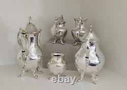 Birmingham Silver Co. Silverplate Coffee Tea Service Set 5 Piece Set