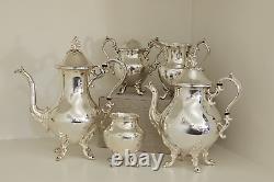 Birmingham Silver Co. Silverplate Coffee Tea Service Set 5 Piece Set