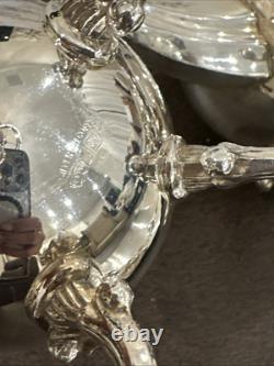 Birmingham Silver Company 6 Piece Coffee Tea Serving Set Vintage Or Antique