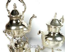 Birmingham Silver Company Silverplate / Silver On Copper Tea & Serving Set (AR)