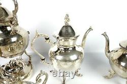 Birmingham Silver Company Silverplate / Silver On Copper Tea & Serving Set (AR)