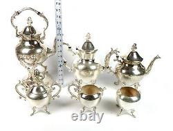 Birmingham Silver Company Silverplate / Silver On Copper Tea & Serving Set (AR)