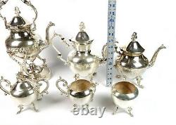 Birmingham Silver Company Silverplate / Silver On Copper Tea & Serving Set (AR)