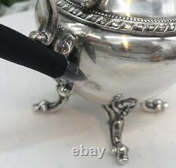 Birmingham Silver Company Tea Set Silver Plated with tray 6 piece Vintage Set