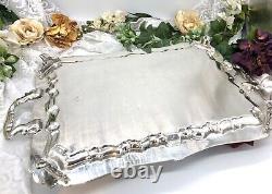 Birmingham Silver Company Tea Set Silver Plated with tray 6 piece Vintage Set