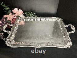 Birmingham Silver Company Tea Set Silver Plated with tray 6 piece Vintage Set