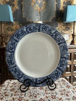 Bombay China Silver Trimmed Tea/Coffee Set of 7 Pieces and Serving Platter