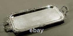 British Silver Tea Set Tray c1950 NO MONO