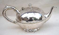 CHRISTOFLE French Modern Style Silverplate Tea Pot Paris 1900