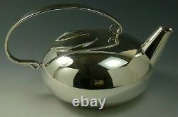 CHRISTOFLE Silver Plate GALLIA Lino Sabattini BOULE Pattern 3 Piece Tea Set