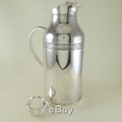 CHRISTOFLE Silverplate Insulated Thermos 3 Cup Carafe for Tea Coffee