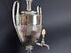 Coffee Urn Antique Neoclassical Silver Plate Tea Pot Hot Water Stunning Working