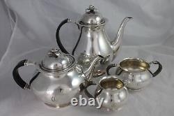 COHR Denmark Silver plate Tea Coffee Set Mid Century Danish Modern