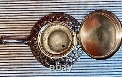 C. 1885 Meriden High Victorian REPOUSSE' Silverplate Tea & Coffee Service Set