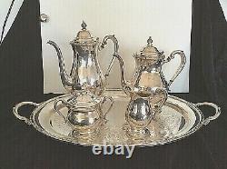 Camiille (Silverplate, Hollowware) by International Silver 5 Piece TEA set WithTray