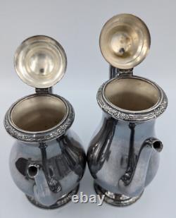 Camille by International Silver Tea Coffee set Serving Set w Tray Siver Plated