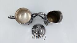 Camille by International Silver Tea Coffee set Serving Set w Tray Siver Plated