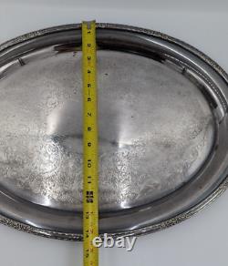 Camille by International Silver Tea Coffee set Serving Set w Tray Siver Plated