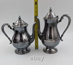 Camille by International Silver Tea Coffee set Serving Set w Tray Siver Plated