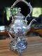 Canterberry Silver Plate Tilting Tea Pot With Burner